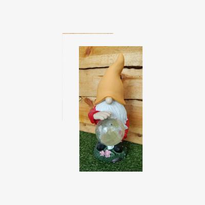 The Range Garden Gonk Solar Light Up Gnome Lumbiddle Master Of Magic - Red