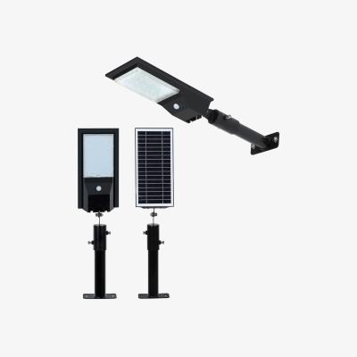 The Range Outdoor 9W Solar LED Wall or Post Light - Black