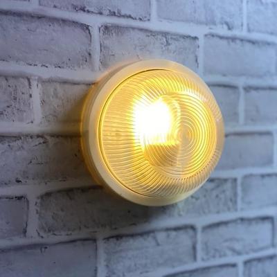 The Range Ronnie White Plain Round Bulkhead Light - White