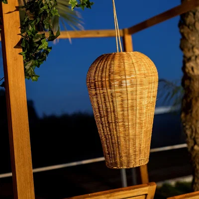 The Range New Garden Saona 50cm Pendant Battery Lamp - Natural