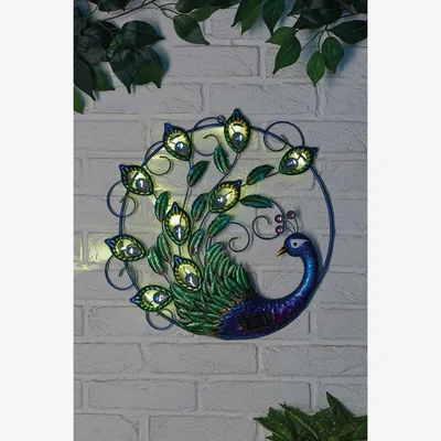 The Range Peacock Solar Wall Art