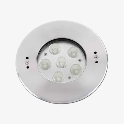 The Range Edel LED Outdoor Recessed Spotlight - Matt Nickel