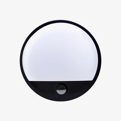 The Range 20W LED Outdoor Round PIR Bulkhead