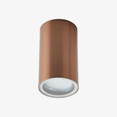 The Range Kenn Outdoor Porch Flush Ceiling Light - Copper