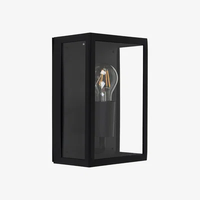 The Range Tideswell Black Outdoor Wall Light - Black