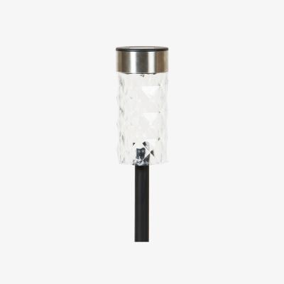 The Range 2 in 1 Solar Crystal Effect Light - Black and Clear