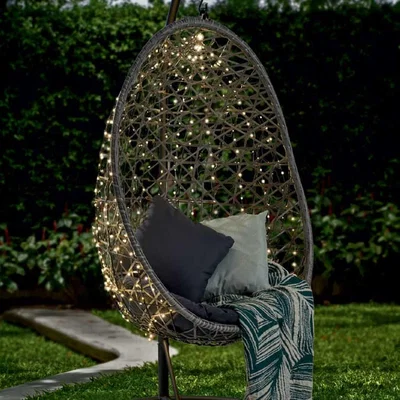 The Range Egg Chair Net Solar Light  - Black