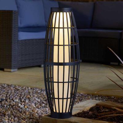 The Range Conga Patio Solar Powered Lantern - Black