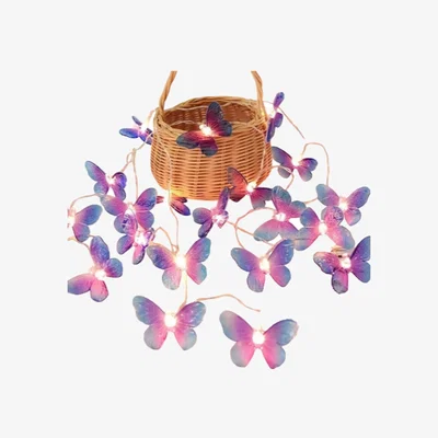 The Range 10 LED Butterfly String Lights - Purple