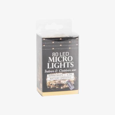 The Range LED Micro Indoor or Outdoor String Lights - Warm White