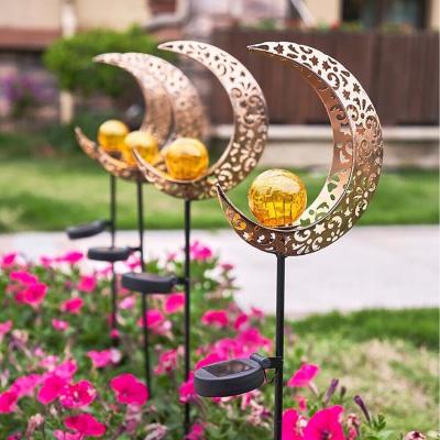 The Range Solar Powered Moon Stake Garden Light  - Bronze