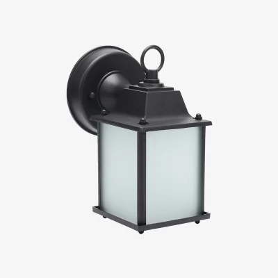 The Range Outdoor Waterproof Metal Wall Light - Black
