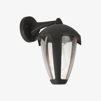 The Range Becancour Grey Outdoor Wall Light - Grey