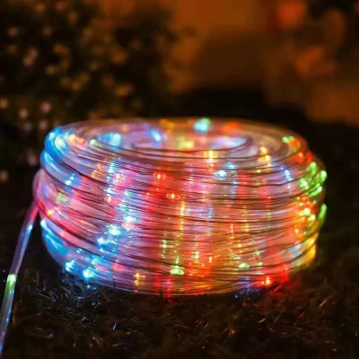 The Range Solar Rope Light for Garden Xmas  - black