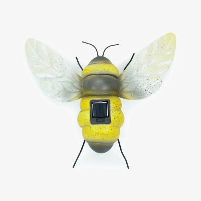 The Range Solar Bee Ornament - Yellow