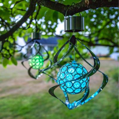 The Range Hanging Solar Lights Colour Changing Wind Spinners - Multicolour / 2