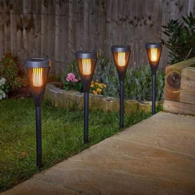 The Range Urbane Flickering Flaming Solar Stake - Black