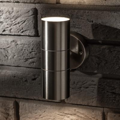 The Range CGC JOANNE Stainless Steel Outdoor Up Down Wall Light - Silver