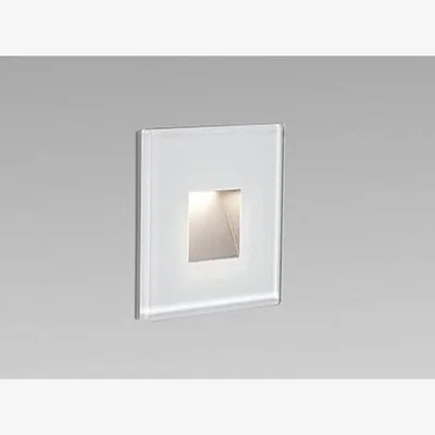 The Range Dart Outdoor LED Recessed Wall Light - White