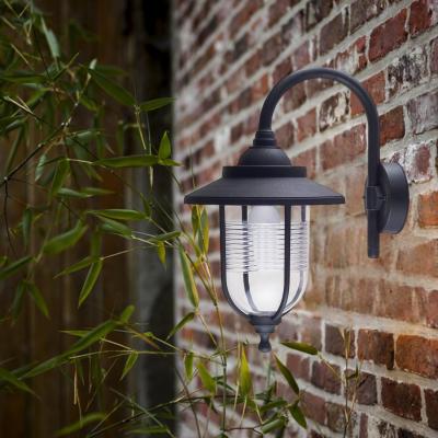 The Range CGC JEMIMA Black Fisherman Hooked Outdoor Wall Lantern Light - black