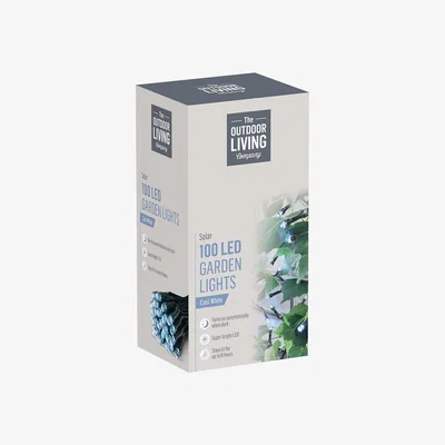 The Range 100 Garden LEDs Cool White - White
