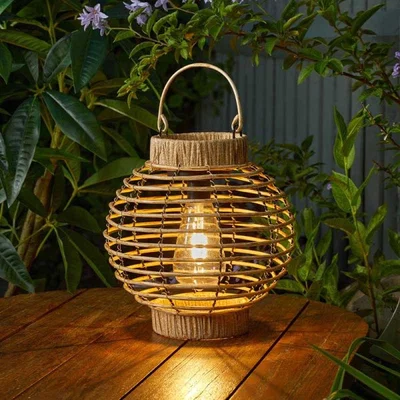 The Range Terra Solar Lantern  - Brown