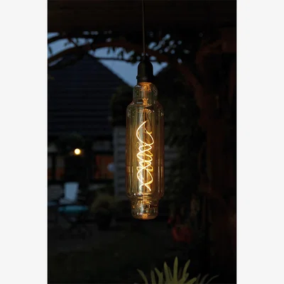 The Range Battery Operated Glass Filament Bulb - Transparent