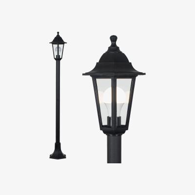 The Range Mayfair Bollard 4 Pack Black Outdoor Bollard Light - Black