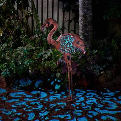 The Range Solar Silhouette Flamingo - Pink