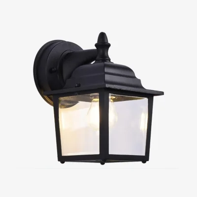 The Range Wall Light Black Retro Outdoor - Black