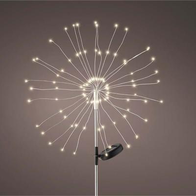 The Range Solar Stake Starburst Light  - Silver