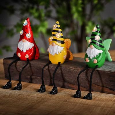 The Range Set of 3 Sitting Gonk Solar Light - Black