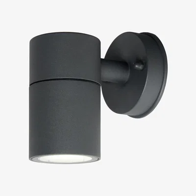 The Range Fibo Outdoor Wall Light with Tempered Glass - Anthracite / 1