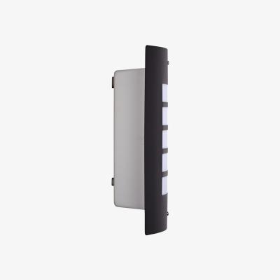 The Range Stainless Steel IP44 Outdoor Wall Light - Black