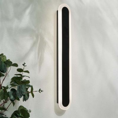 The Range Outdoor 16w LED CCT 60cm Linear Wall Light IP65 - Black