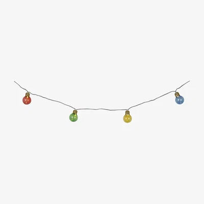 The Range Multi Coloured Solar Lights  - Brown