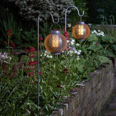 The Range 2 Pack Forli Flaming Lanterns With Hooks  - Black