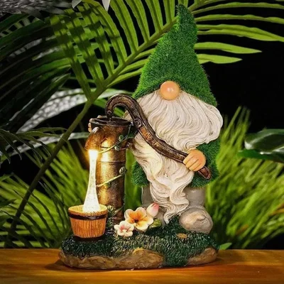 The Range Solar Gonk Garden Ornament  - Green