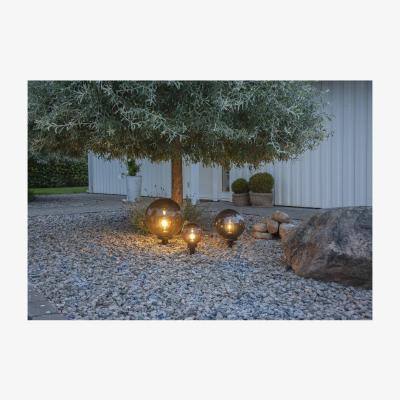 The Range Eglo Monterollo Smoke Black Modern Spike Light  - black / 24cm