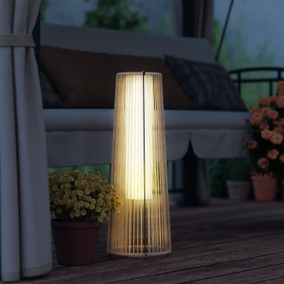 The Range Outsunny Garden Solar Powered Light - Beige