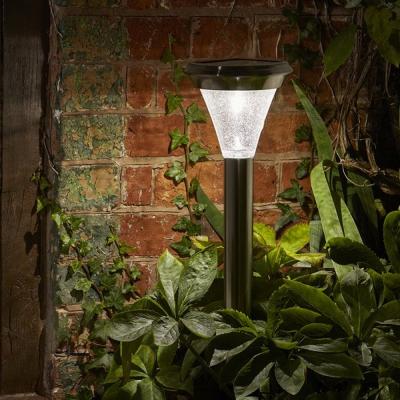 The Range Large Magnum Stainless Steel Stake Light  - Silver