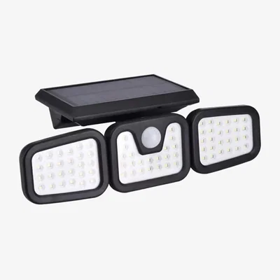 The Range Motion Sensor Super Bright Solar Security Light - Black