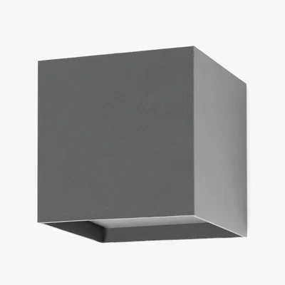 The Range Olan LED Outdoor Up Down Wall Light - Dark Grey