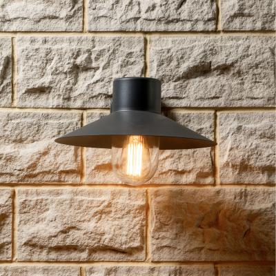 The Range Carina Dark Grey Metal Outdoor Wall Light - Dark Grey