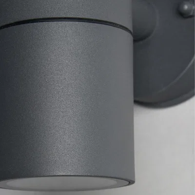 The Range Fibo Outdoor Up and Down Wall Light with Tempered Glass - Anthracite / 2