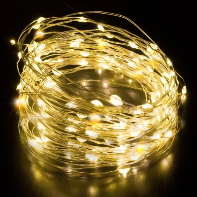 The Range Keplin LED Fairy Lights, Pack of 2, 2 x 50 LED, 5m Copper Wire - Warm White