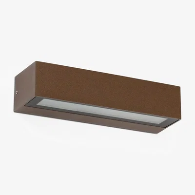 The Range Lako Integrated LED Down Lighter Outdoor Wall Light - Brown