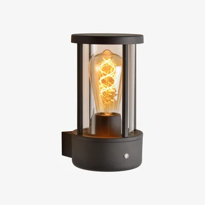 The Range Lori Modern Wall Light Outdoor Day Night Sensor IP44 - Anthracite