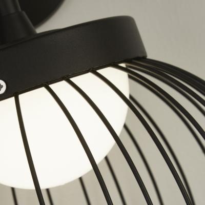 The Range Cage LED Wall Light  - Black