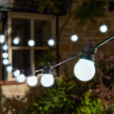 The Range Cool White String Lights  - Black